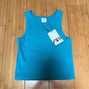 ZARA kids turquoise tank top 🩵 NWT